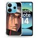 Cokitec Xiaomi Redmi Note 14 4G Manga Naruto Itachi Face Versterkte hoes