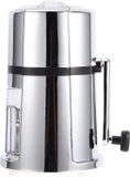 Shenzhen Haorui Industrial Technology Co., Ltd. Broyeur à glace commercial portable - Lame en acier inoxydable - 35,6 oz - Argent/Noir