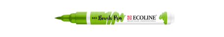 Talens Ecoline 665 - Markeerstift - Groen, Wit - 1 stuk
