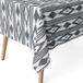 ECOMMERC3 Vlekafstotend tafelkleed voor ronde tafel, maat 140, rond, vuilafstotend, extra zacht en waterdicht, zwart