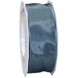 Präsent Lyon Bedraad Taft Lint, Staal Blauw, 40 mm-25 m
