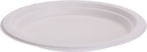 Merkloos / Sans marque 24x Gerecyclede bordjes 17 cm - Biologisch afbreekbaar - wegwerp bordjes
