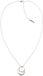 Calvin Klein CJ35000008 Ketting - Ketting met hanger - Staal - Gepolijst - 45 cm - 20 mm - Zilverkleurig/Goudkleurig - Vrouwen
