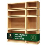 ROYAL CRAFT WOOD Bamboe sieraden organizer doos en kisten set