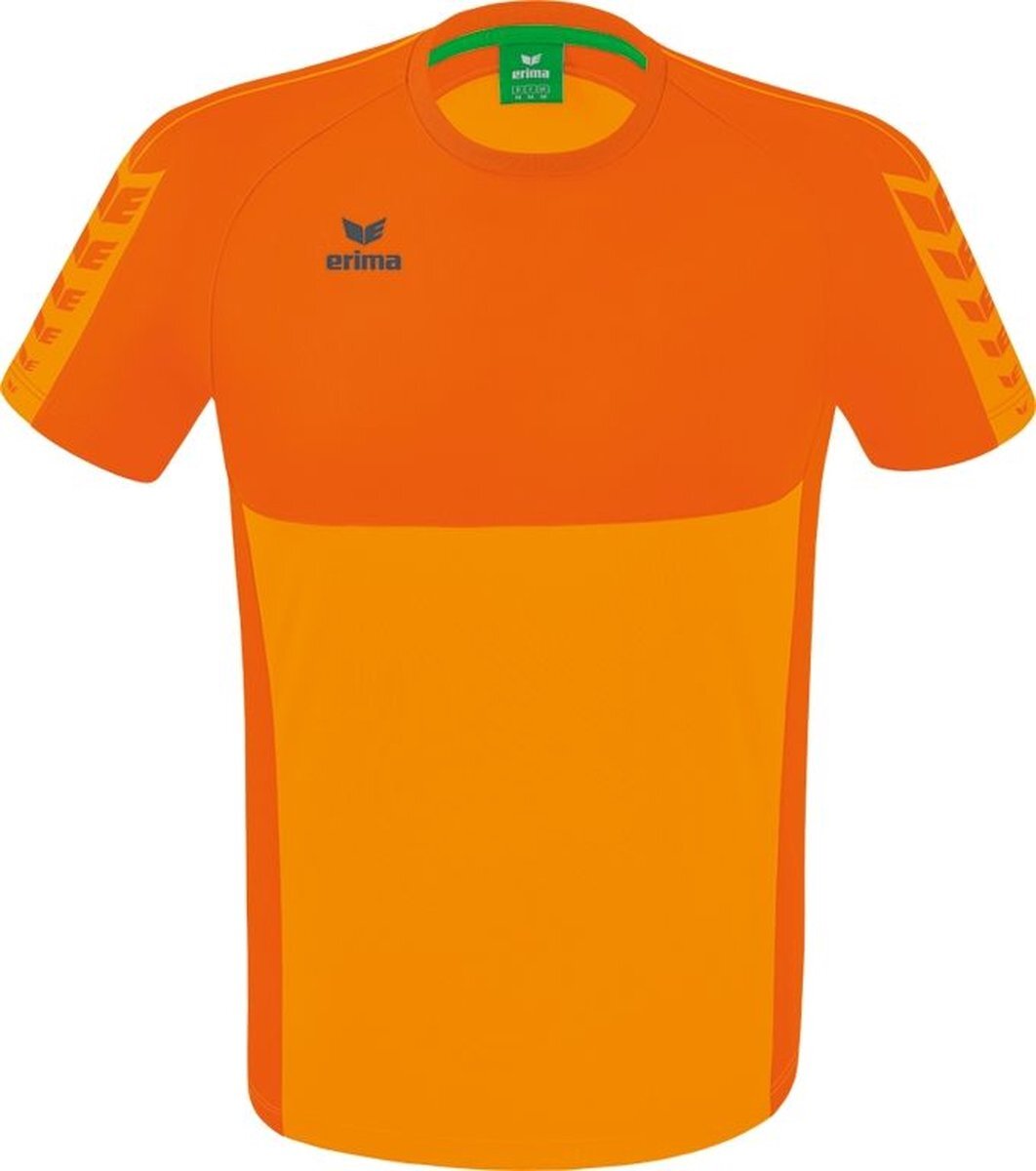 Erima Six Wings T-Shirt Heren - New Orange / Oranje