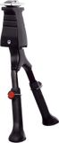 Prophete 6604 dubbele pootstandaard, 26-28 inch, aluminium, in hoogte verstelbaar, zwart