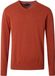 CASAMODA Pullover V-Hals Oranje Brique - Maat XXL - Heren
