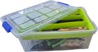 PLASTICFORTE Gereedschap opbergbox - 9L - groen - 26 x 37 x 14 cm