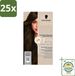 Schwarzkopf 25 x Creme Supreme 4-0 Brun foncé naturel coloration pour cheveux