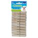 Parodi & Parodi Country wasknijpers, hout, bruin, 9 x 20 x 1,5 cm