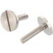 Vis Express Vis Métaux Tête Cylindrique Large Tcl Fendue Inox A1 M3x8 Filetage Total-30 Pièces