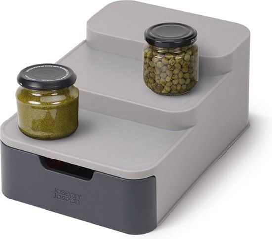 Joseph Joseph CupboardStore Keukenkast Organizer - Donkergrijs