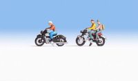 NOCH 36904 N Motorrijders figuren Geverfd, Staand