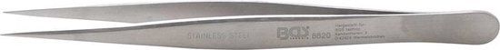 BGS RVS pincet recht 125 mm