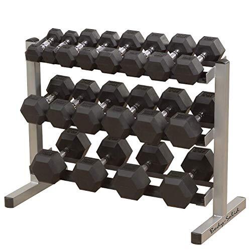 Body-Solid GDR363 dumbbellhouder, 3 niveaus