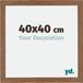 Your Decoration Cadre photo 40x40 cm MDF Chêne Rustique Mura