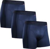 DANISH ENDURANCE Sportonderbroeken Heren - Quick Dry - Sport Boxershorts - 3 pack - Blauw - Maat M