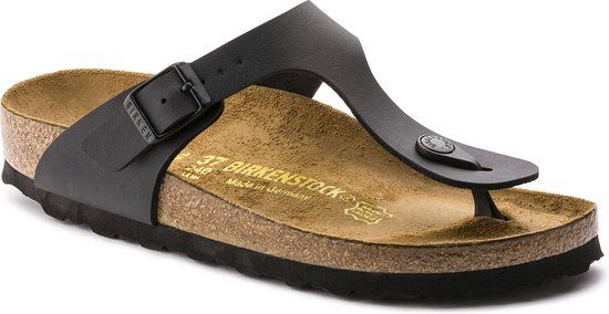 Birkenstock Gizeh Dames Teenslippers - Black - Maat 42
