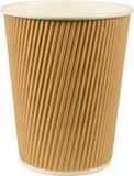 Conpax tasses à café en carton - 150x - tasses à boire - 200ml - écologique - compostable - tasses jetables