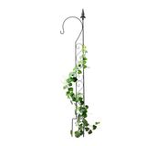 Relaxdays Plantensteun - 145 cm - Klimplanten - Met Haak - Metaal