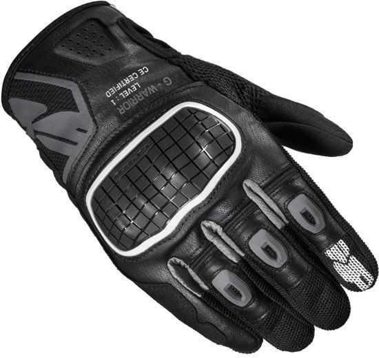 Spidi G-WARRIOR ZWART MOTORHANDSCHOENEN L