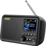 LEICKE DJ ROXXX DAB+ Radio Bluetooth Lautsprecher - 4000mAh Accu - FM/DAB+ - Kleurendisplay
