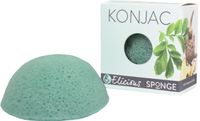Elicious® Konjac Spons Gezichtsspons Ontstekingsremmend Pepermunt Gezichtsreiniging Natuurlijk Plasticvrij Vegan Dierproefvrij