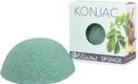 Elicious® Konjac Spons Gezichtsspons Ontstekingsremmend Pepermunt Gezichtsreiniging Natuurlijk Plasticvrij Vegan Dierproefvrij