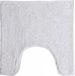 Urban Living WC/Toilet Badkamerkleedje/badmat tapijt - Parel Wit - 49 x 49 cm