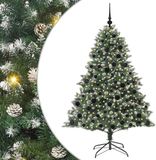 vidaXL Kunstkerstboom Groen 180 cm PVC en Plastic en Staal