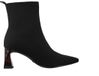 Tamaris Dames Enkellaarsje 1-25328-47 Zwart Textiel 38 EU