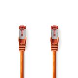 Nedis CCGL85221OG10 Netwerkkabel Oranje 1 m Cat6 S/FTP