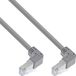 InLine® Patchkabel 2-zijdig haaks, S/FTP, Cat.6, 250MHz, grijs, 2,90m