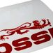 Malossi Autocollants, ensemble de stickers Malossi, logo lion, rouge et blanc, 90 x 21 mm, 2 pièces, pour Vespa