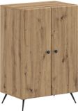 vidaXL Schoenenkast BREDA 59,5 x 39,5 x 90 cm Bewerkt hout Artisanaal eiken