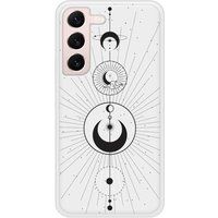 Samsung Beschermende siliconen case compatibel met Galaxy S22 Moon Circles