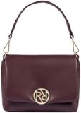 ROECKL Sac bandoulière en cuir Soho Crossover Mini Wine vin rouge