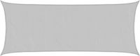 vidaXL Zonnezeil 2x5 m 100% polyester oxford lichtgrijs