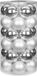 Inge-glas Inge Christmas Kerstballen - 30x st - zilver - D6 cm - glas - mat/glans - kerstversiering