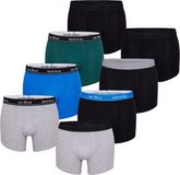 MG-1 Denim Brøs. Boxershorts Heren 8-Pack Multi Effen Kleuren #14 - Maat XL