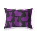 BonaMaison Paars-Zwart Decoratieve Kussensloop 45x60 Cm
