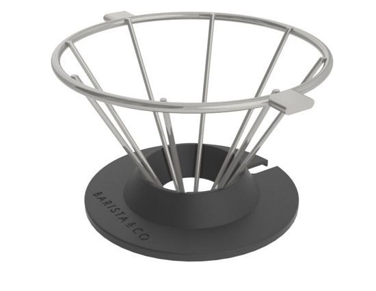 Barista & Co Koffiefilter Corral Pour Over - Zilverkleurig