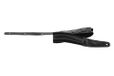 GEWA Gitaarband Regular Serie, Echt Leer, 65 mm Breed, 100-134 cm Lang, Padded, Zwarte Schoudervulling, Black