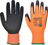 Portwest Hi-Vis Snijbestendige Handschoen - Oranje/zwart - M