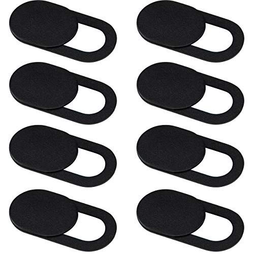 Privise Webcam cover - Special Edition - Set van 8 - Zwart