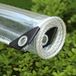 Bâche PVC transparente imperméable avec œillets, bâche résistante aux intempéries, auvents durables. Pliable, 2 x 6 mètres. Protection contre la pluie, bâche de protection pour meubles de jardin, plantes, serre