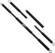 Holland Connections Barre d'entraînement pour exercices squat-biceps-triceps-épaules-dos - Barre réglable en 3 parties pour bandes de résistance - Acier portable durable - Accessoire d'entraînement