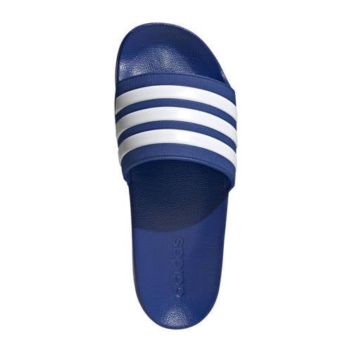 adidas Performance Adilette Shower badslippers kobaltblauw/wit