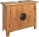 vidaXL Wastafelkast 70x32x63 cm Massief Grenenhout Bruin