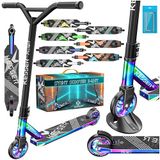 Kesser X-Limit Stuntstep - Regenboog step met PU wielen voor kinderen en volwassenen